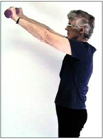 Lifting forward and away from the body